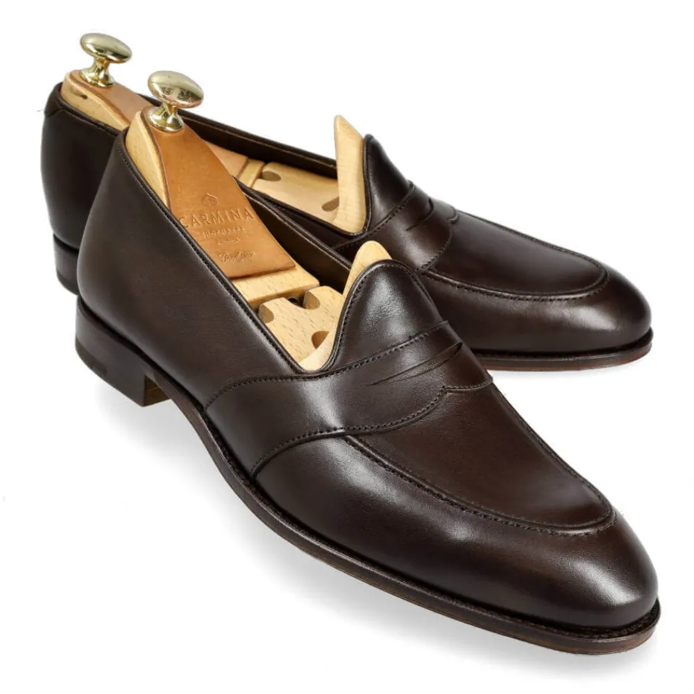 UNLINED FULL STRAP PENNY LOAFERS 80708 UETAM | Carmina Outlet