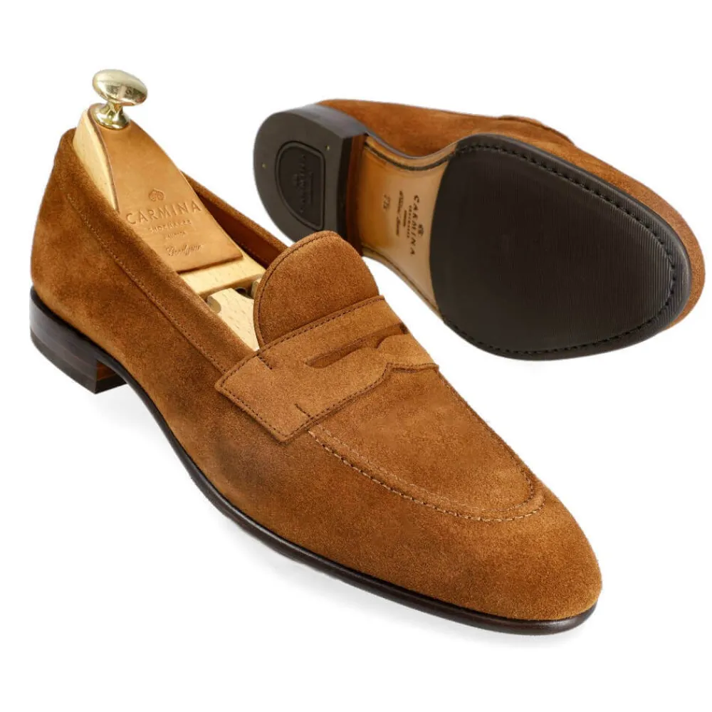 UNLINED PENNY LOAFERS 80546 UETAM EE | Carmina Fashion