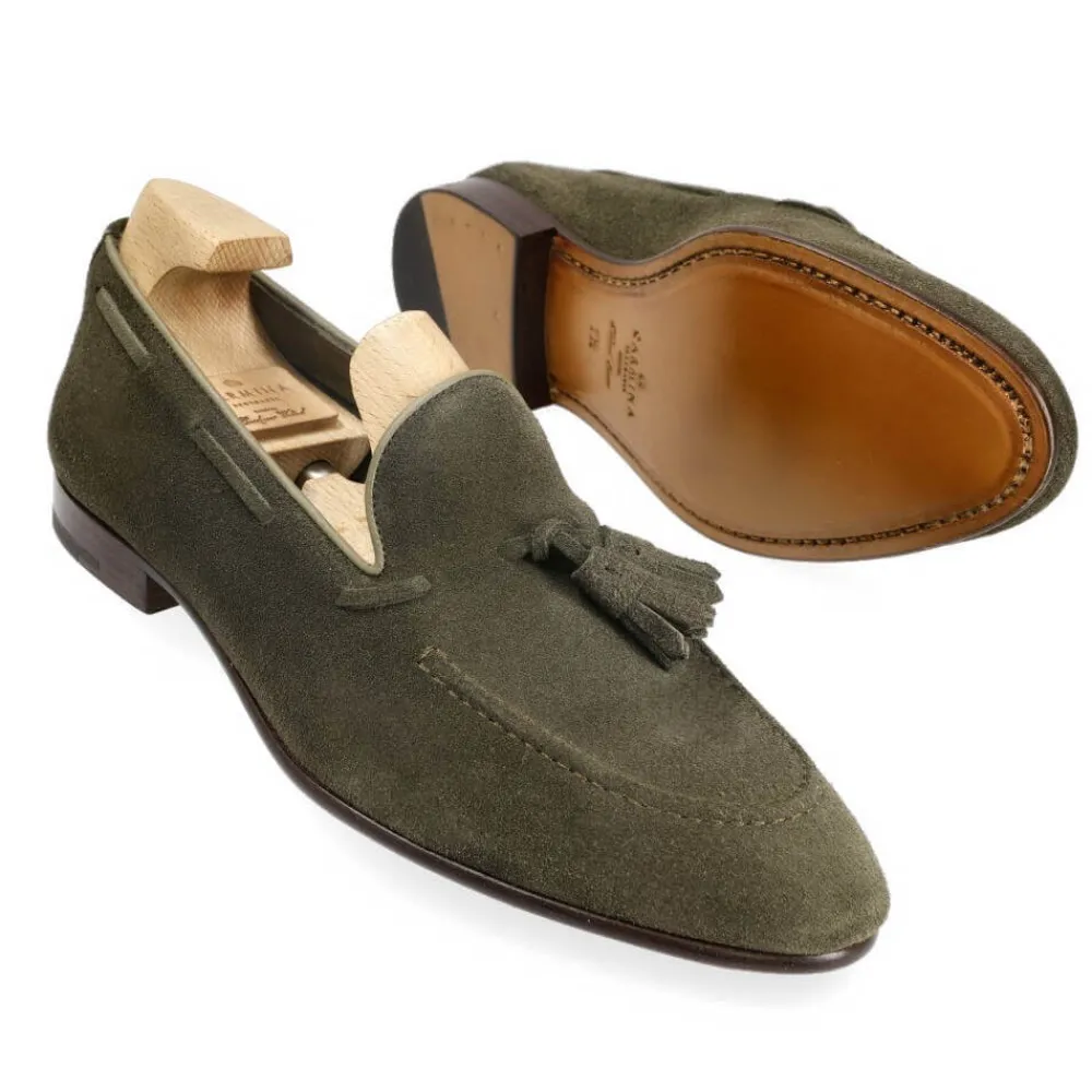 UNLINED TASSEL LOAFERS 80545 UETAM EE | Carmina Online