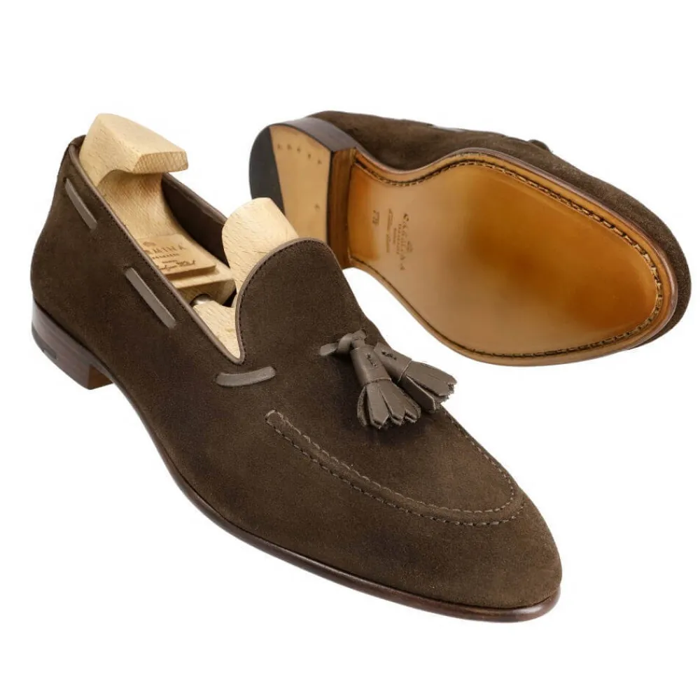 UNLINED TASSEL LOAFERS 80545 UETAM EE | Carmina Online