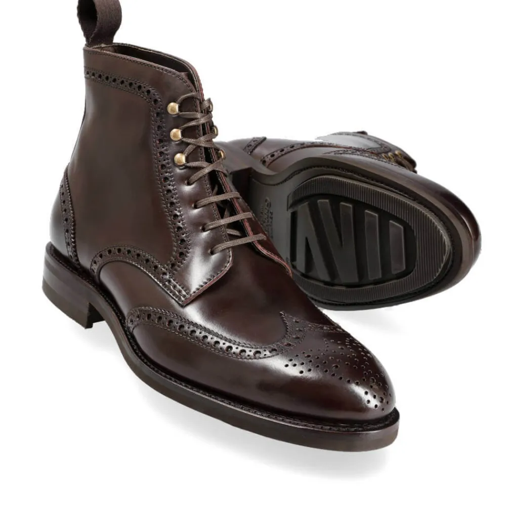 WINGTIP CORDOVAN DRESS BOOTS 80770 SOLLER | Carmina Cheap