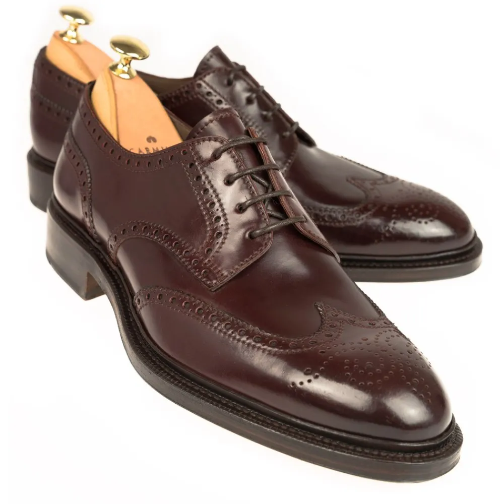 WINGTIP CORDOVAN SHOES 80264 SOLLER | Carmina Fashion