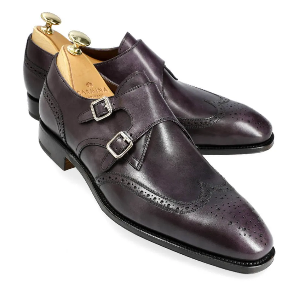 WINGTIP DOUBLE MONK STRAPS 80133 SIMPSON | Carmina Best