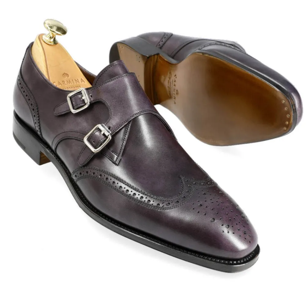 WINGTIP DOUBLE MONK STRAPS 80133 SIMPSON | Carmina Best