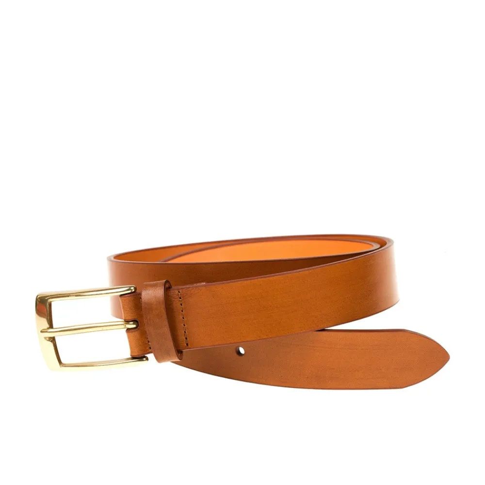 WOMEN TAN VEGANO BELT | Carmina Best Sale